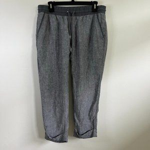 Athleta Linen Pants – Gray – 12P